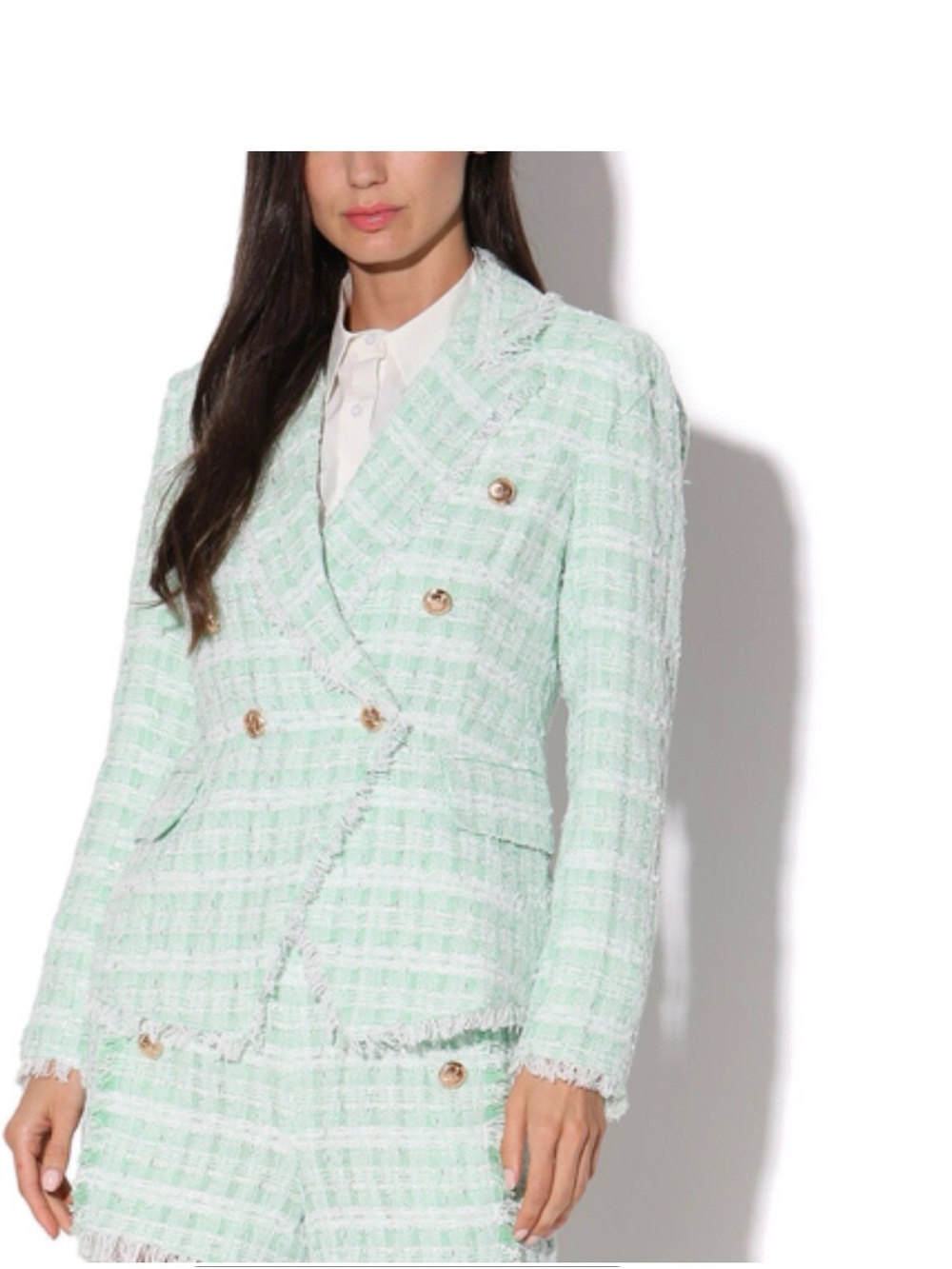 Walter Baker Annalise Double-Breasted Blazer